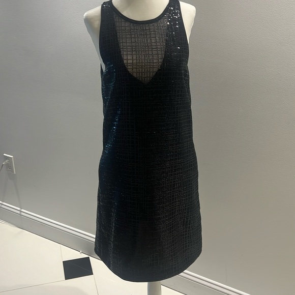 Emporio Armani formal, evening dress mesh sequin black size 40 - Picture 1 of 6